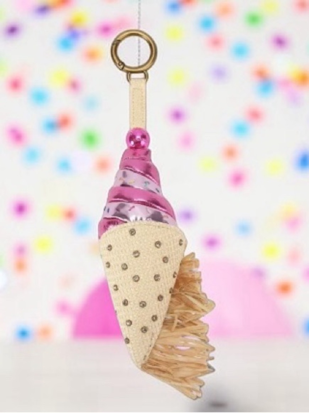 Kurt Geiger, ice cream charm Raffia